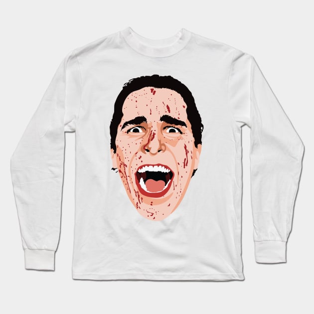 American Psycho Long Sleeve T-Shirt by FutureSpaceDesigns